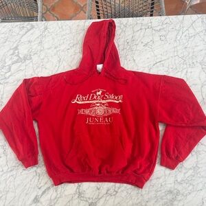 Red Dog Saloon Juneau Alaska sweatshirt scottish terrier Women’s XL Cropped